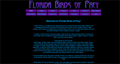 Desktop Screenshot of floridabirdsofprey.com