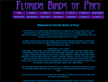 Tablet Screenshot of floridabirdsofprey.com